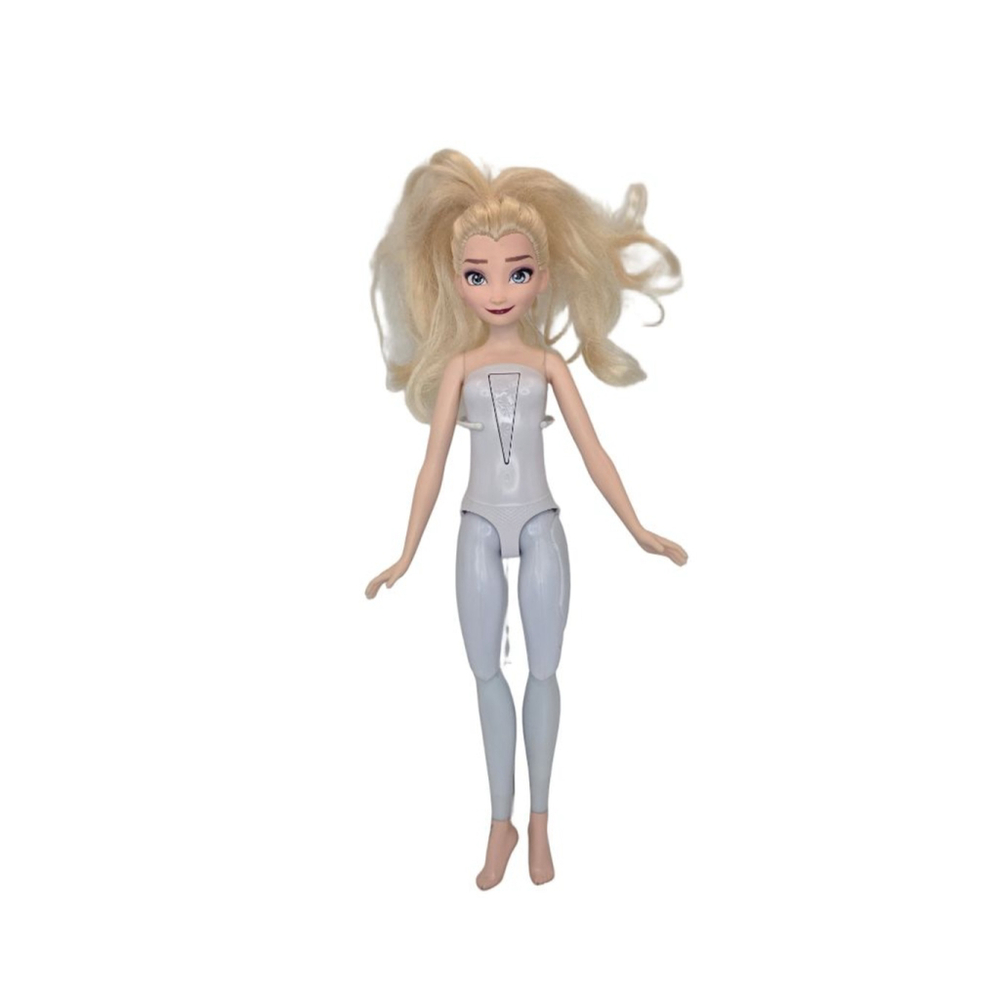 Disney Frozen 2 Elsa Doll – Singing/Light-Up Version Hasbro Nude Sold As-Is